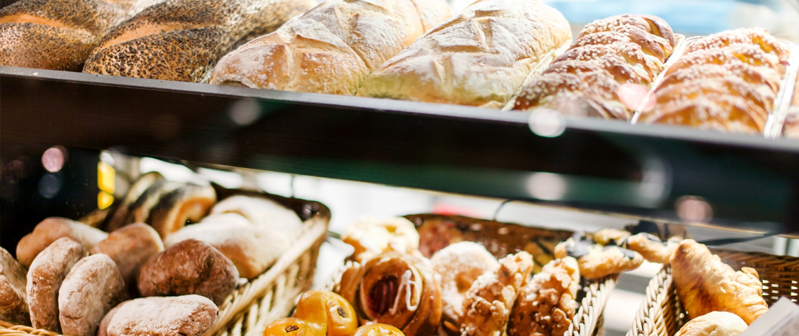 Pastries at a bakery